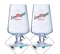 Roxley San Miguel - Juego de 2 vasos de cerveza (33 cl)