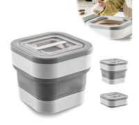 RoxNvm Almacenamiento de comida para perros, Contenedor de comida plegable, Caja de comida para perros de, Contenedor de comida para mascotas bien sellable Puede