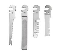 Roxon FT03 Construya su propio Accesorio Multiherramienta para Flex (juego incluido Lima plana, Removedor de Anzuelo y Descamador de Pescado, Afilador y Ajustador de Anzuelo, Llave de radios)