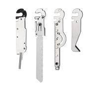 Roxon FT07 Construya Su Propia Multiherramienta FLEX Implements Herramientas Juego de Accesorios (Cortador de Caja, Regla y Agarrador Magnético, Bolígrafo y Pinzas y Aguja, Adaptador de Vástago en T)