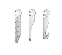 Roxon FT09 Build Your Own Multitool Accessory for Flex (3 pcs A set included Rope Cutter & File + Ruler + Flat Head Screwdriver & Phillips Screwdriver) Herramientas Reemplazables