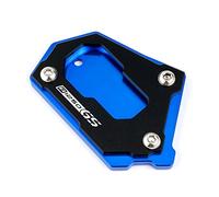 ROXTAN Soportes Laterales Accesorios De Motocicleta para BMW R1250 GS R 1250 GSA R1250GS Adventure R 1250GS Rallye HP Extensión De Soporte Lateral Kickstand Ampliador (Color : A Black Blue)