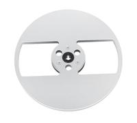 Roxvue Carrete de Cinta Vacío de 1/4 de 7 Pulgadas, Carrete de Cinta de Sonido de Carrete Abierto Universal, Carrete Vacío para Carrete A Carrete para/ReVox Studer Plateado