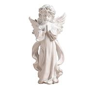 Roxvue Figuras de Hadas de Flores Blancas Vintage de Resina, Estatuas de y NiñAs, Regalos de DecoracióN de Interiores de Escritorio NóRdico para el Hogar