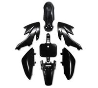 Roxvue Kit de Plásticos CRF50, Piezas de Pit Bike, Carenados y Guardabarros para CRF 50 XR 50 SSR 110 107 125 MX650 MX500 Piranha Baja Negro