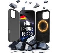 Roxx - Carcasa de silicona para iPhone 16 Pro, MagSafe, ganador de pruebas, carcasa dura, protección interior, protector de pantalla