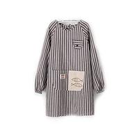 ROXXR Delantal con Mangas Resistente al Agua y Antiaceite para Pintar y Cocina con Bolsillo, Gris