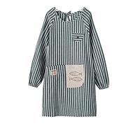 ROXXR Delantal Con Mangas Resistente Al Agua y Antiaceite - Para Pintar y Cocina Con Bolsillo - Verde