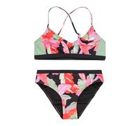 Roxy, Active Athletict Traje de dos piezas, Chica, 7 años, Anthracite The Moves Floral