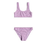 Roxy Aruba - Bralette Two-Piece Bikini Set for Girls 6-16 - Conjunto de Bikini Bralette - Niñas 6-16 - Morado.