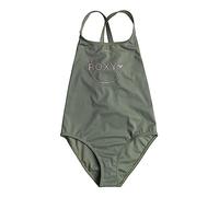 Roxy Basic Active - Bañador Entero con Tirantes Cruzados - Niñas 6-16 - Verde.