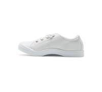 Roxy Bayshore-Tenis sin Cordones, Zapatillas Mujer, Blanco (White PU), 38 EU