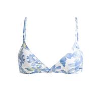 Roxy, Beach Classics Fixed Tri Top de Dos Piezas, Mujer, XL, Egret Artsy Floral