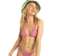 Roxy Beach Classics Mod Tiki Tri Camiseta, Heather Rose, L Women's