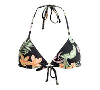 Roxy, Beach Classics Tiki Tri Top de Dos Piezas, Mujer, S, Anthracite Island Escape