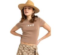 Roxy, Beach Love Camiseta de Manga Corta, Mujer, M, Portabella