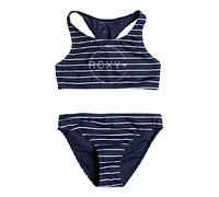 Roxy Bico Basic Stripe - Conjunto de bikini crop top para Niñas 6-16