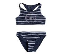 Roxy Bico Basic Stripe - Conjunto de bikini crop top para Niñas 6-16