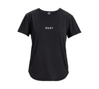 Roxy Bold Moves 2.0 Mesh tee Top de Punto, Antracita, Small para Mujer