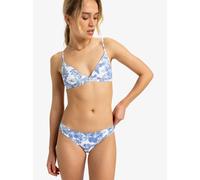 ROXY Braguita de bikini Beach Classics. Color estampado fondo blanco