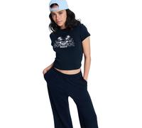 ROXY Camiseta 'Beach Love' gris claro / negro L gris claro / negro