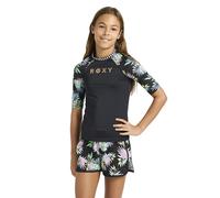 Roxy - Marcas - Roxy Active Rashguard SS Lycra Anthracite Aquarelle Active Rg - Talla 8 años - Negro Negro 8 años