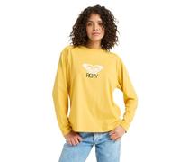 Roxy - Camiseta de Manga Corta para HangLOOSE Art LS Amarillo S
