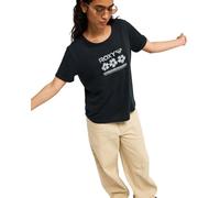 Roxy Camiseta de Manga Corta VL OCEANWAVE Regular para Mujer, Color Negro