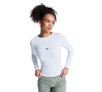 ROXY Camiseta de manga larga para mujer RISE AND VIBE blanco | XS