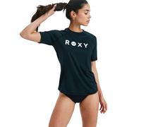 Roxy - Camiseta de Surf Essential Lycra para Mujer, Color Negro