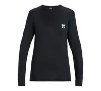 Roxy - Camiseta de Surf Happy Waves LS Surf tee para Mujer, Color Negro