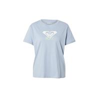ROXY Camiseta funcional 'OCEAN ROAD ART' azul cielo / blanco, Talla L