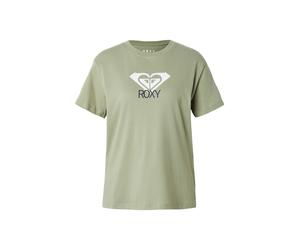 ROXY Camiseta funcional 'Ocean Road Art' verde pastel / negro / blanco M verde pastel / negro / blanco