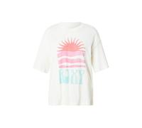 ROXY Camiseta 'Hangloose Poster' turquesa / rosa / rojo claro / blanco M turquesa / rosa / rojo claro / blanco
