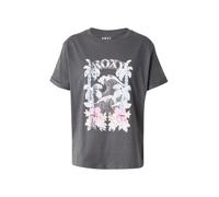 ROXY Camiseta 'OCEAN' gris oscuro / naranja / rosa claro / blanco, Talla L