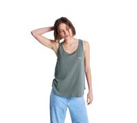 Roxy Camiseta sin Mangas SATURDAZE con Espalda Cruzada para Mujer, Color Verde