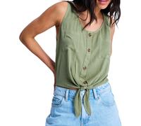 Roxy - Camisetas mujer - Tropical Hill Blouse Oil Green para Mujer - Talla M - Verde Verde M