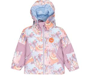 Roxy - Chaquetas de esquí niños - Snowy Tale Jacket Coral Chic Papercut - Talla 2 años - Rosa Rosa 2 años