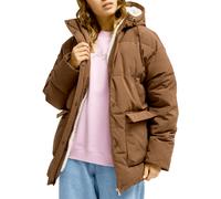 Roxy - Chaquetas Mujer - Seaside Memories Puffer Jacket Chestnut para Mujer de Algodón - Talla L - Marrón Marrón L