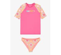 Roxy Check Tw Ss Lycra Set 5A Rosa