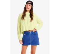 Roxy Chloe Kim Mini Moto Skirt M Azul