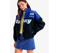 Roxy Chloe Kim Moto Jacket L Negro