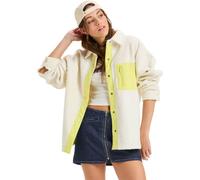 ROXY Chloe Kim Pl Sh - Mujer - Blanco / Amarillo - talla M- modelo 2026