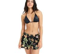 Roxy Coastline Ride - Beach Shorts for Women - Short de Playa - Mujer - Negro.