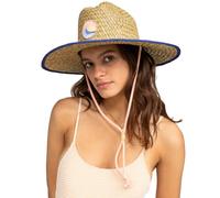 Roxy Coffee Blues - Straw Sun Hat for Women - Sombrero Protector de Paja - Mujer - Amarillo.