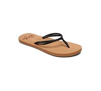 Roxy Costas Sandalia, Black, 34 EU para Mujer