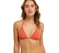 Roxy Current Coolness Tiki Tri - Top de Bikini Triangular - Mujer - Naranja.