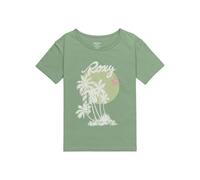 Roxy, Day and Night Vintage Camiseta de Manga Corta, Chica, 4 años, Basil