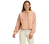 Sudadera con capucha Roxy Drakes Cove Half Zip rosa mujer - M
