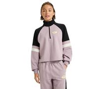Roxy Essential Energy Boxy Half Zip - Sweatshirt for Women - Sudadera Deportiva - Mujer - Morado.